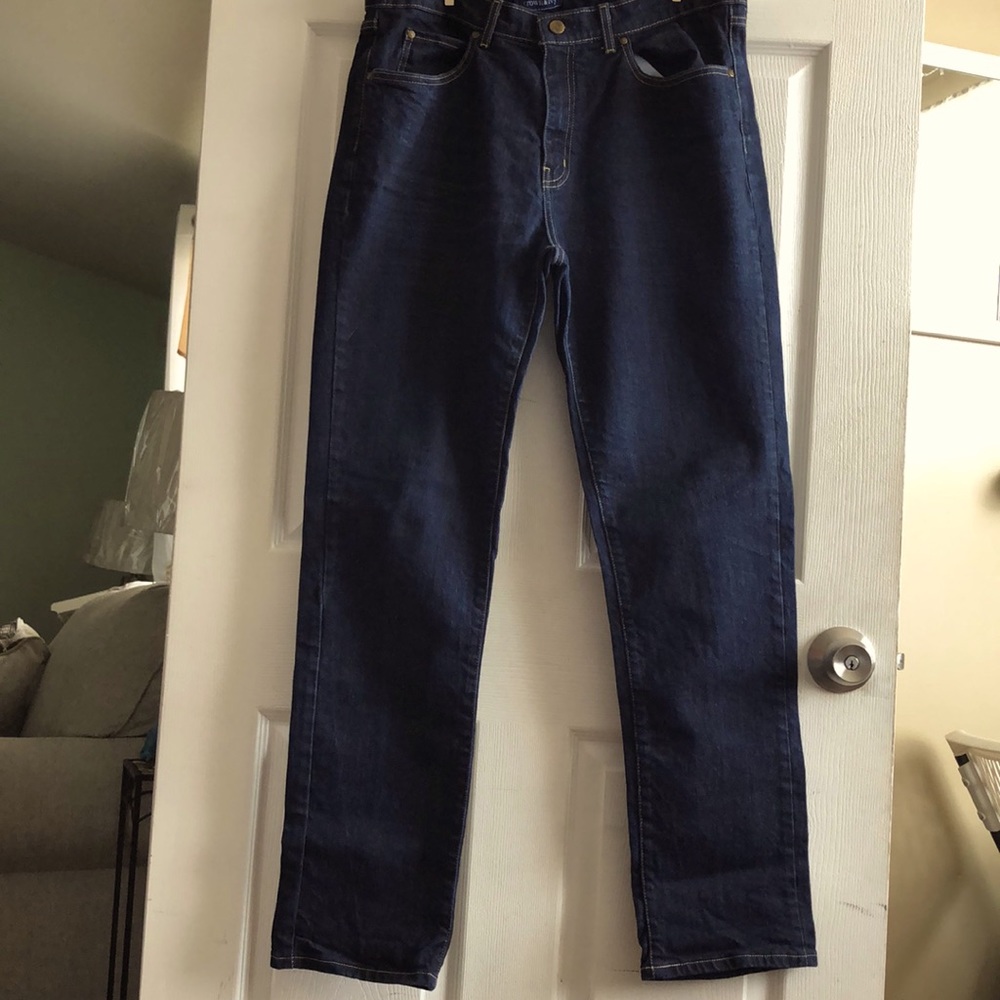 Crown & Ivy Mens Jean Pant. 36 X 32 Straight Fit